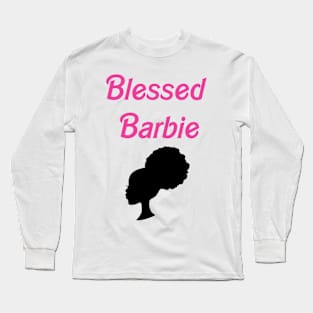 Blessed Barbie - Afro Puff Long Sleeve T-Shirt